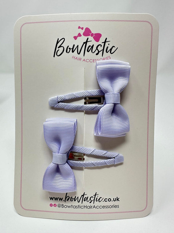 1.75 Inch Snap Clips - Lilac Mist - 2 Pack
