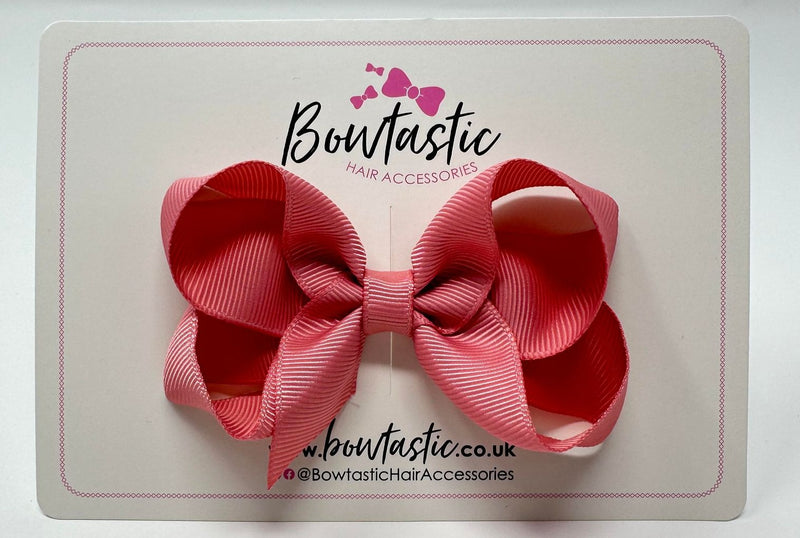 3.5 Inch Bow - Dusty Rose