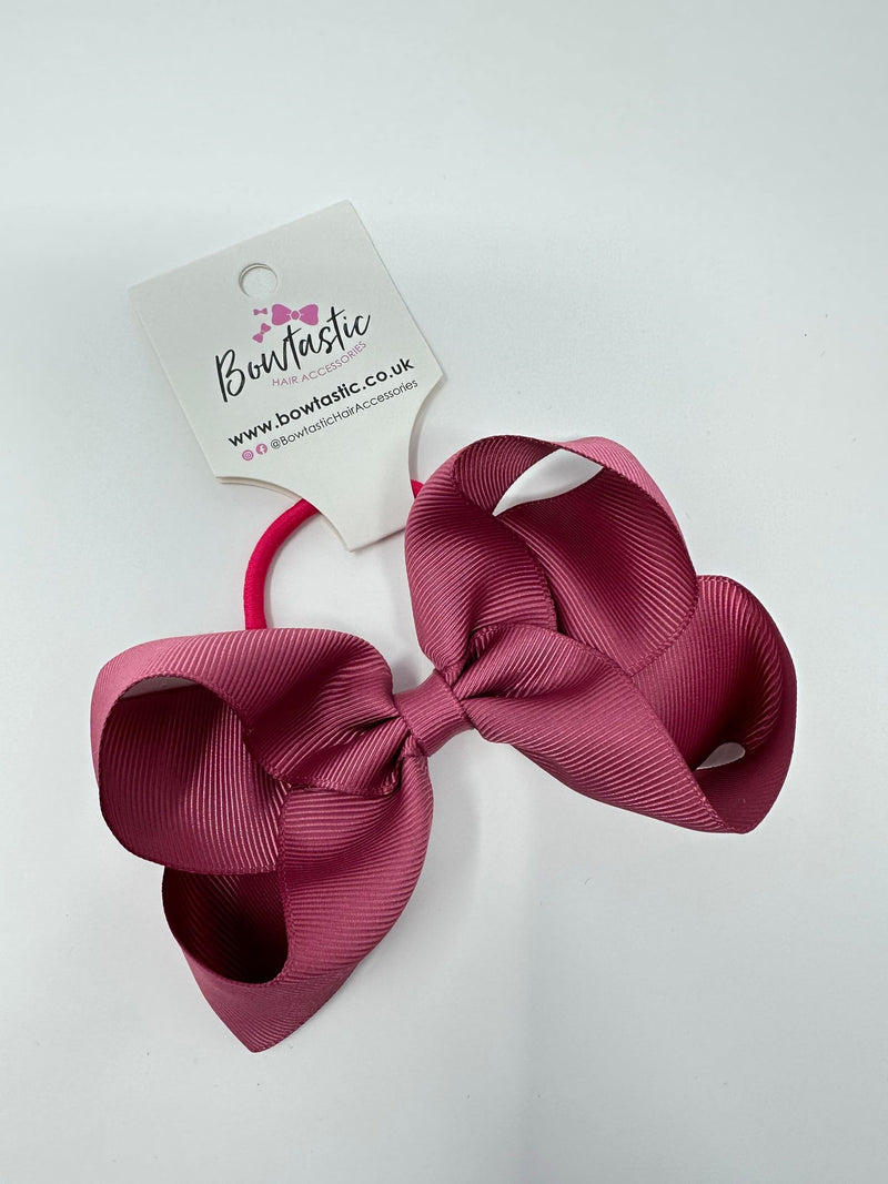 4.5 Inch Bow Bobble - Victorian Rose