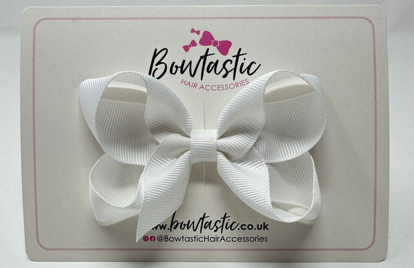 3.5 Inch Bow - White