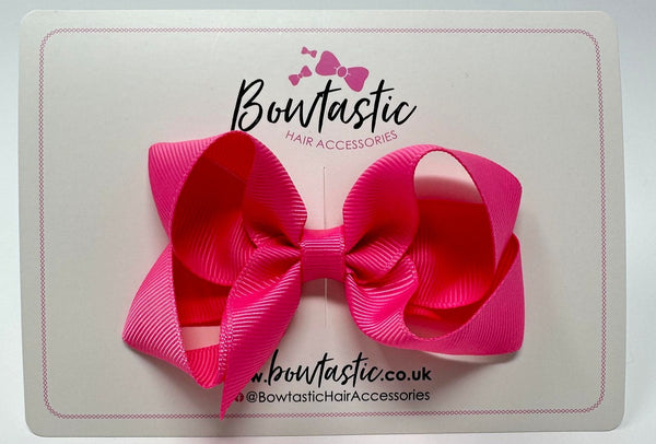 3.5 Inch Bow - Hot Pink