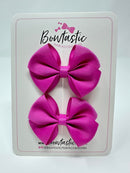 2.5 Inch Flat Bow - Garden Rose - 2 Pack