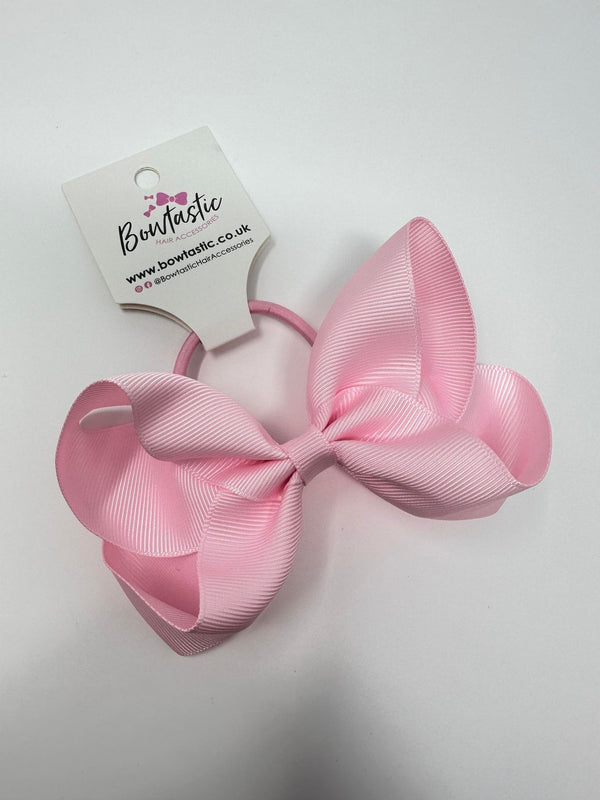 4.5 Inch Bow Bobble - Pearl Pink