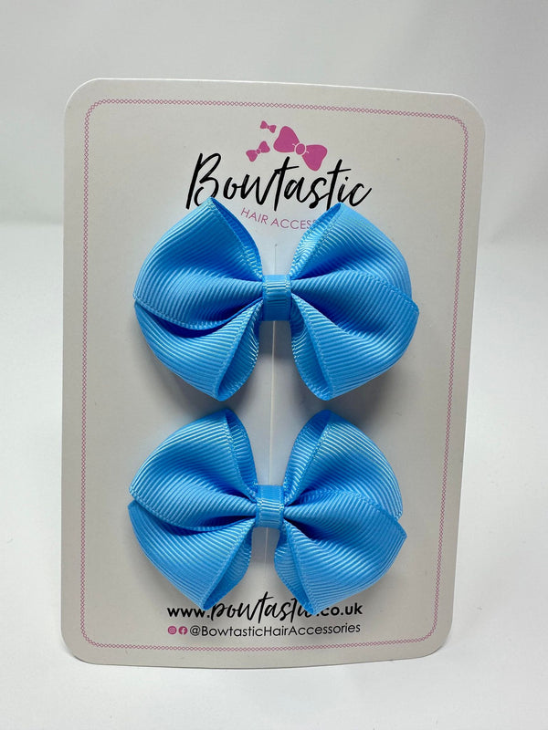 2.5 Inch Flat Bow - Blue Mist - 2 Pack