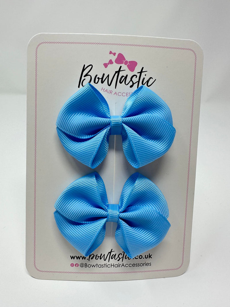 2.5 Inch Flat Bow - Blue Mist - 2 Pack