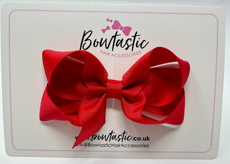 3.5 Inch Bow - Hot Red