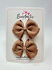 2.5 Inch Flat Bow - Natural - 2 Pack