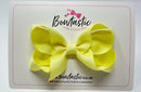 3.5 Inch Bow - Baby Maize