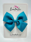 4 Inch Butterfly Bow - Tornado Blue