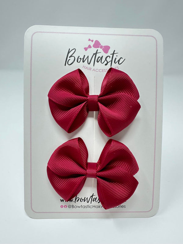 2.5 Inch Flat Bow - Beauty - 2 Pack