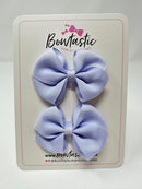 2.5 Inch Flat Bow - Lilac Mist - 2 Pack
