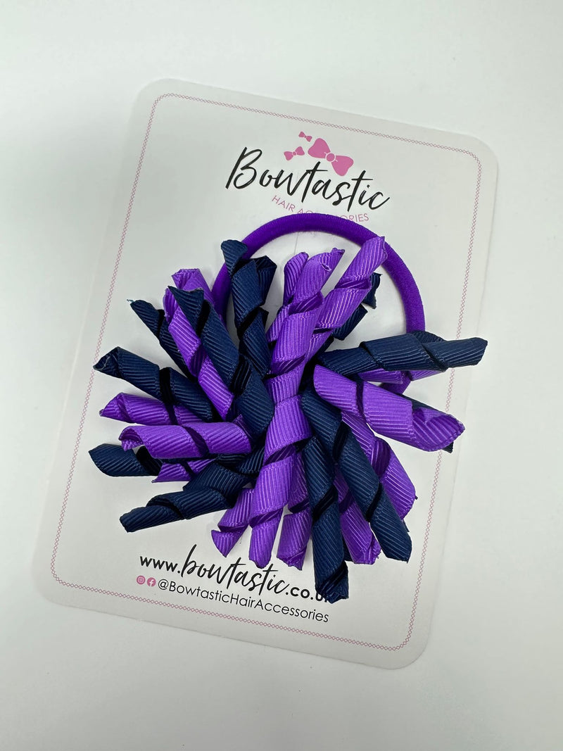 3.5 Inch Corker Bobble - Purple & Navy