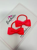 1.75 Inch Bow Thin Elastic - Passion Fruit - 2 Pack