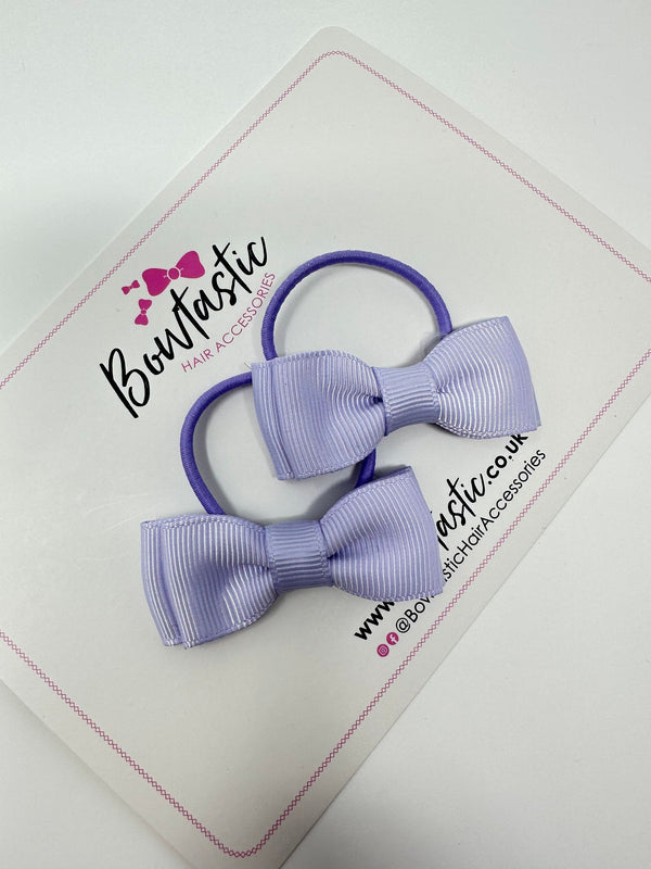 1.75 Inch Bow Thin Elastic - Lilac Mist - 2 Pack