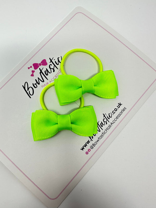 1.75 Inch Bow Thin Elastic - Key Lime - 2 Pack
