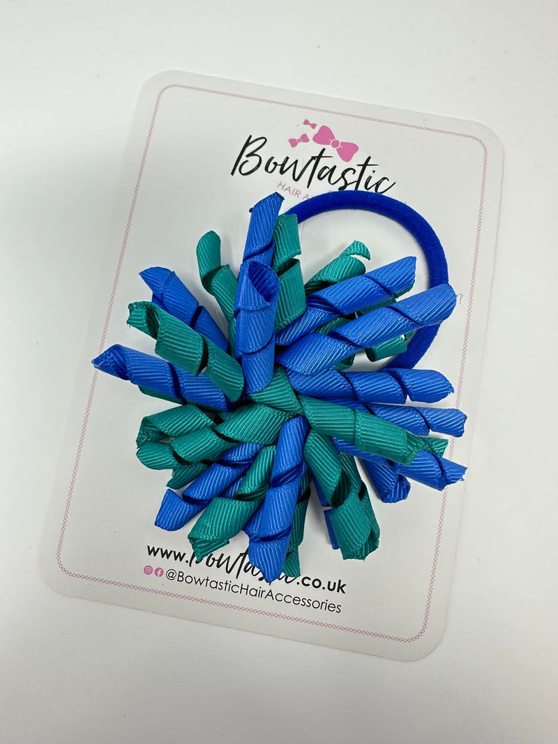 3.5 Inch Corker Bobble - Royal Blue & Jade Green