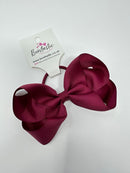 4.5 Inch Bow Bobble - Wine