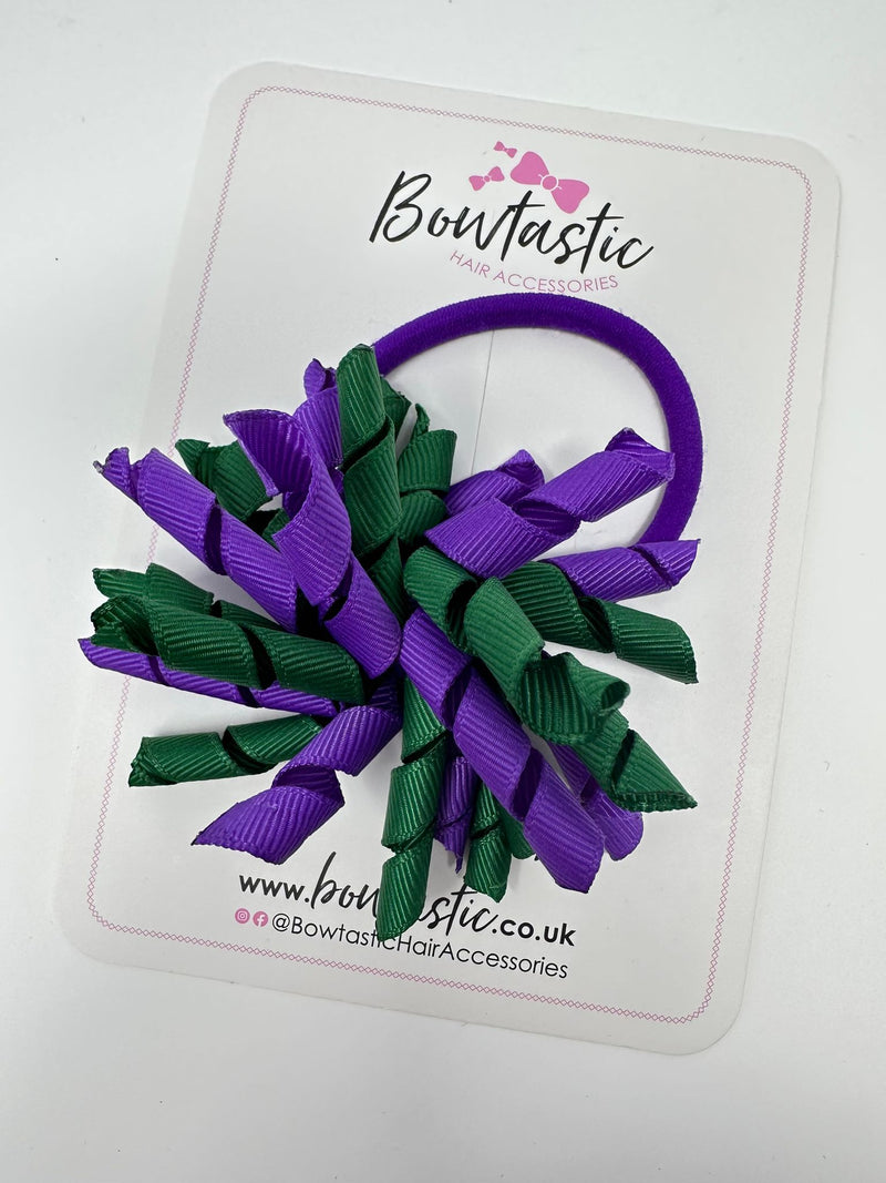 3.5 Inch Corker Bobble - Forest Green & Purple