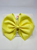 6 Inch Flat Bow - Baby Maize