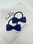 1.75 Inch Bow Thin Elastic - Ink Blue - 2 Pack