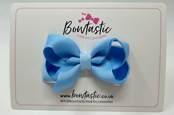 3 Inch Double Layer Bow - Blue Mist