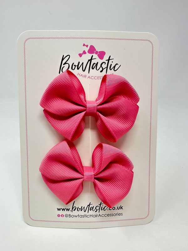 2.5 Inch Flat Bow - Fantasy Rose - 2 Pack