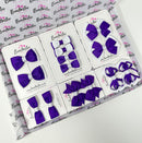 School Bundle - Purple & White - 14 Pack - Backing Cards Not Included