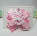 4.5 inch Pink Bunny Bow