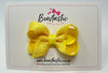 3 Inch Bow - Yellow Gingham
