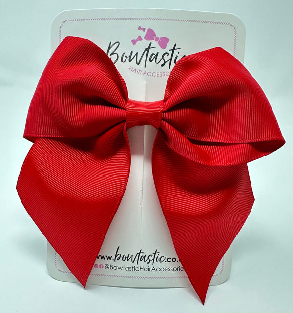 5 Inch Cheer Bow - Red
