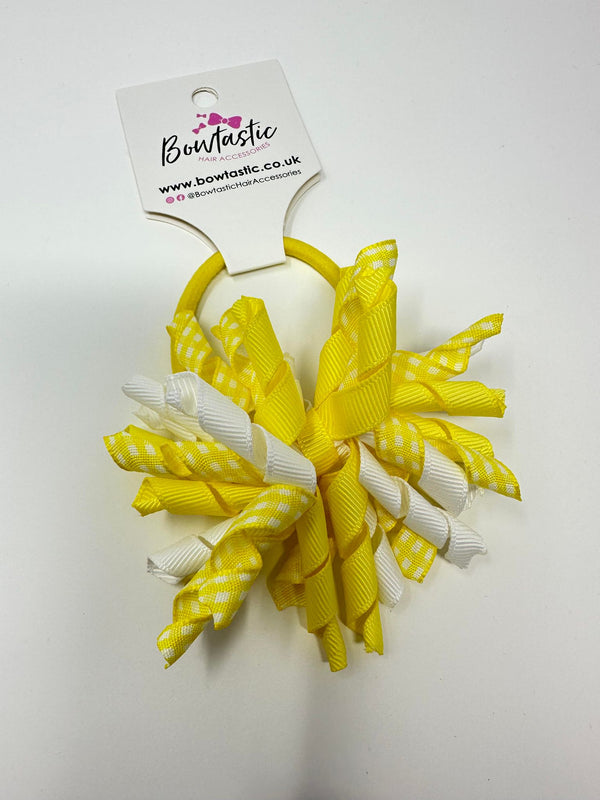 3.5 Inch Corker Bobble - Yellow Gingham
