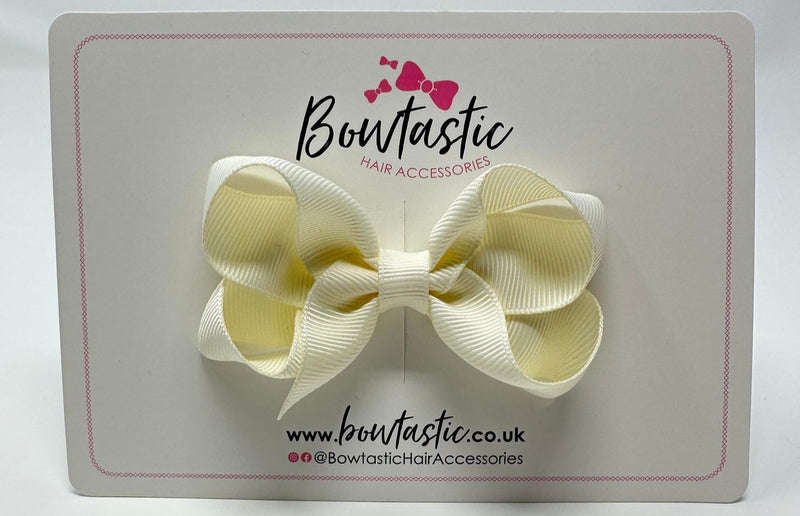 3 Inch Bow - Antique White