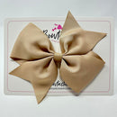 5 Inch Flat Bow - Tan
