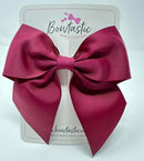 5 Inch Cheer Bow - Wine