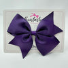 5 Inch Flat Bow - Plum