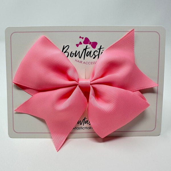 5 Inch Flat Bow - Pink