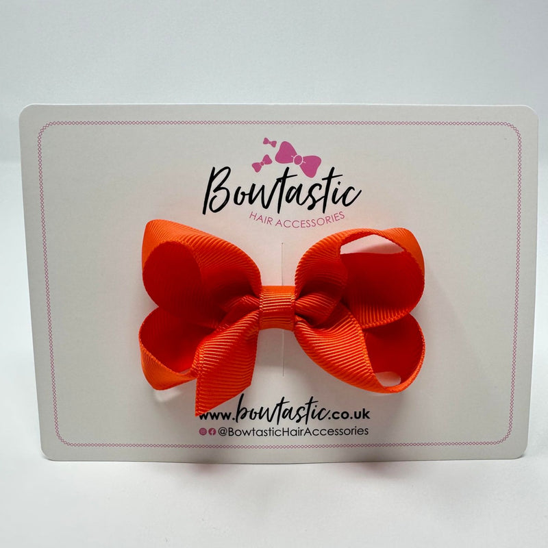 3 Inch Bow - Autumn Orange