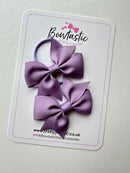 2.5 Inch Flat Bow Thin Elastic - Style 2 - Fresco - 2 Pack