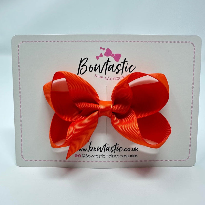 3.5 Inch Bow - Autumn Orange