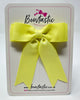 3.5 Inch Tail Bow - Baby Maize