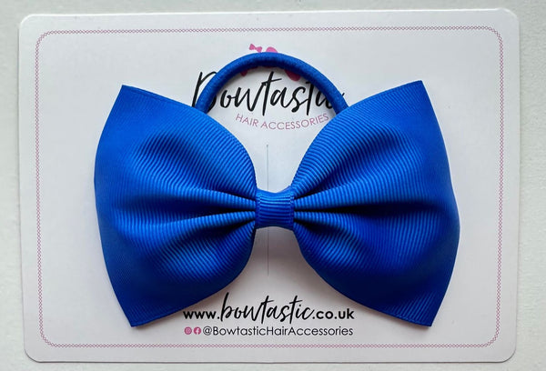 4.5 Inch Tuxedo Bow Bobble - Royal Blue