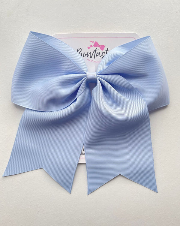 7 Inch Cheer Bow - Bluebell