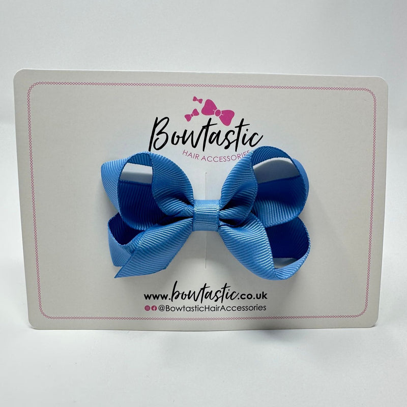 3 Inch Bow - Porcelain Blue