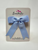 3.5 Inch Tail Bow Thin Elastic - Bluebell