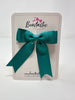 3.5 Inch Tail Bow Thin Elastic - Jade Green