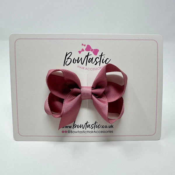 3 Inch Bow - Rosy Mauve
