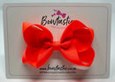 3.5 Inch Bow - Neon Orange