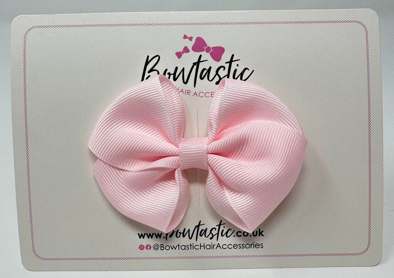 3 Inch Flat Bow - Powder Pink