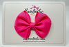 3 Inch Flat Bow - Hot Pink