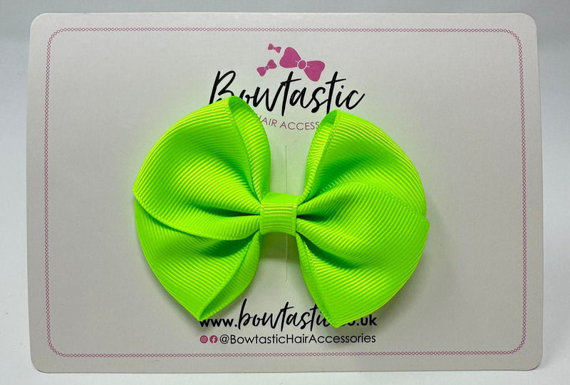 3 Inch Flat Bow - Key Lime